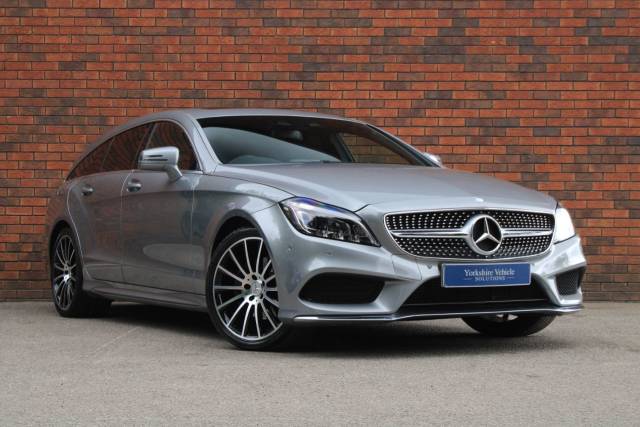 Mercedes-Benz CLS 2.1 CLS220d AMG Line (Premium) Shooting Brake G-Tronic+ Euro 6 (s/s) 5dr Estate Diesel Silver
