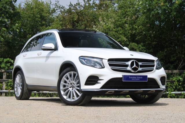 Mercedes-Benz GLC 2.0 GLC250 AMG Line (Premium) G-Tronic+ 4MATIC Euro 6 (s/s) 5dr Four Wheel Drive Petrol White