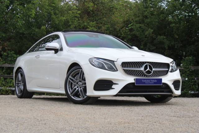 Mercedes-Benz E Class 2.0 E300 AMG Line (Premium) G-Tronic+ Euro 6 (s/s) 2dr Coupe Petrol White