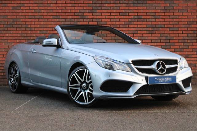 Mercedes-Benz E Class 2.1 E220 BlueTEC AMG Line Cabriolet G-Tronic+ Euro 6 (s/s) 2dr Convertible Diesel Silver