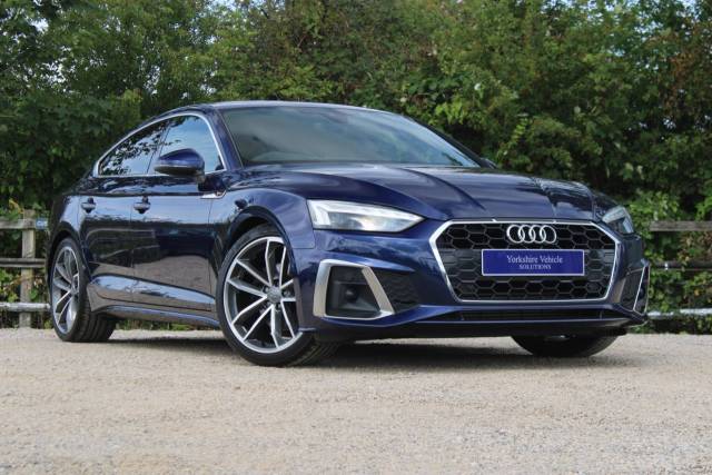 Audi A5 2.0 TFSI 40 S line Sportback S Tronic Euro 6 (s/s) 5dr Hatchback Petrol Blue
