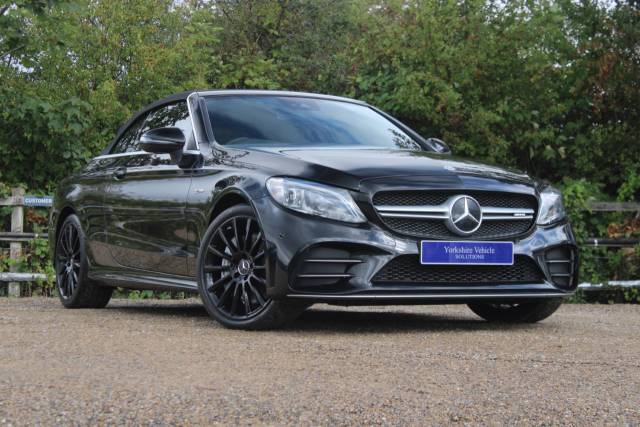 Mercedes-Benz C 43 AMG 3.0 C43 V6 AMG (Premium) Cabriolet G-Tronic+ 4MATIC Euro 6 (s/s) 2dr Convertible Petrol Black