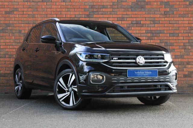 Volkswagen T-cross 1.0 TSI R-Line DSG Euro 6 (s/s) 5dr Hatchback Petrol Black