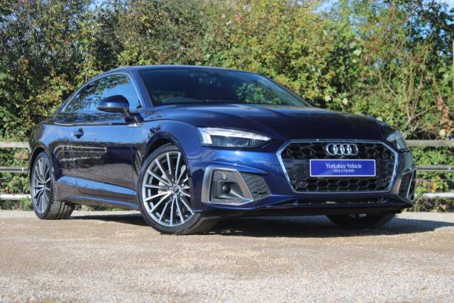 Audi A5 2.0 TFSI 40 S line S Tronic Euro 6 (s/s) 2dr Coupe Petrol Blue