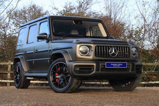 Mercedes-Benz G Class 4.0 G63 V8 BiTurbo AMG SUV 5dr Petrol SpdS+9GT 4MATIC Euro 6 (s/s) (585 ps) Four Wheel Drive Petrol Grey
