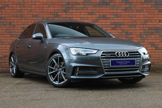 Audi A4 2.0 TDI S line S Tronic quattro Euro 6 (s/s) 4dr Saloon Diesel Grey