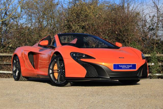 McLaren 650 S 3.8T V8 Spider SSG Euro 6 2dr Sports Petrol Orange