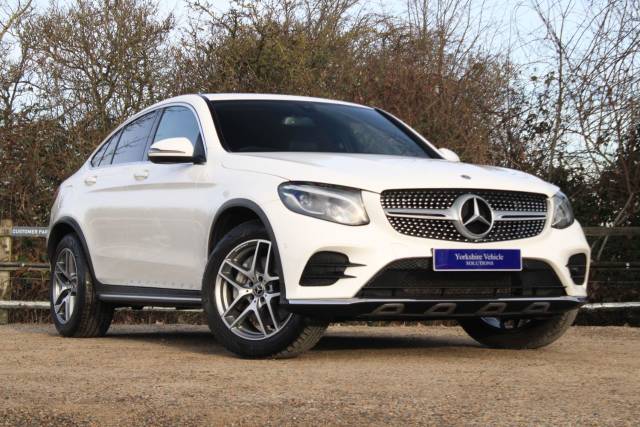 Mercedes-Benz GLC Coupe 2.1 GLC250d AMG Line Coupe G-Tronic 4MATIC Euro 6 (s/s) 5dr Four Wheel Drive Diesel White