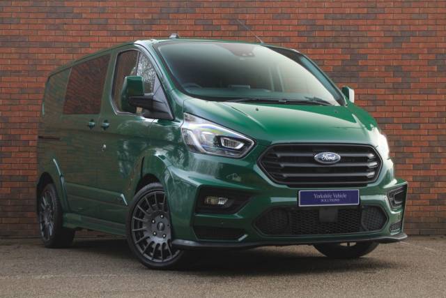 Ford Transit Custom 2.0 320 EcoBlue MS-RT Crew Van Double Cab 5dr Diesel Auto L1 H1 Euro 6 (s/s) (170 ps) Van Diesel Green