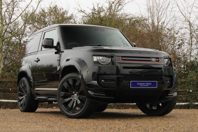 Land Rover Defender 90 3.0 D200 MHEV Hard Top SUV Auto 4WD SWB Euro 6 (s/s) 3dr Van Diesel Black