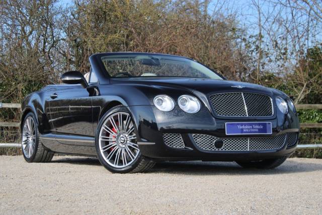 Bentley Continental GTC 6.0 W12 GTC Speed Auto 4WD Euro 4 2dr Convertible Petrol Black