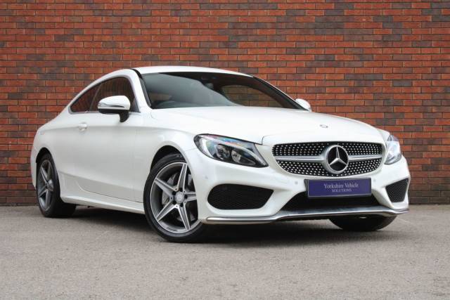 Mercedes-Benz C Class 2.1 C250d AMG Line G-Tronic+ Euro 6 (s/s) 2dr Coupe Diesel White