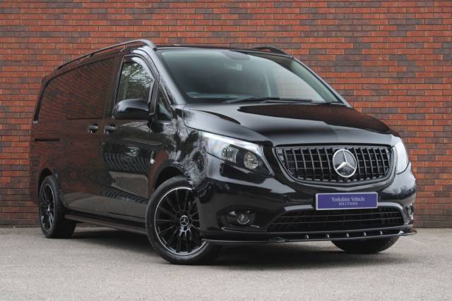 Mercedes-Benz Vito 2.0 116 CDI Premium Crew Van G-Tronic RWD L2 Euro 6 (s/s) 5dr (LWB) Van Diesel Black