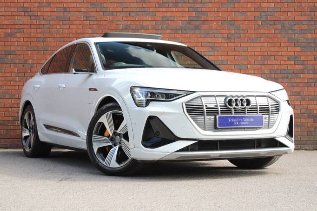 Audi E-tron 55 S line Sportback Auto quattro 5dr 95kWh Four Wheel Drive Electric White