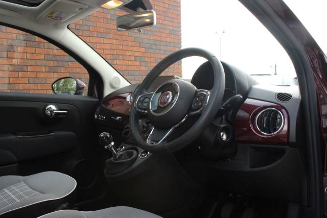2019 Fiat 500 1.2 Lounge Euro 6 (s/s) 3dr