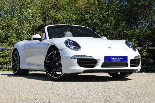 Porsche 911 3.4 991 Carrera PDK Euro 5 (s/s) 2dr Euro 5 Convertible Petrol White