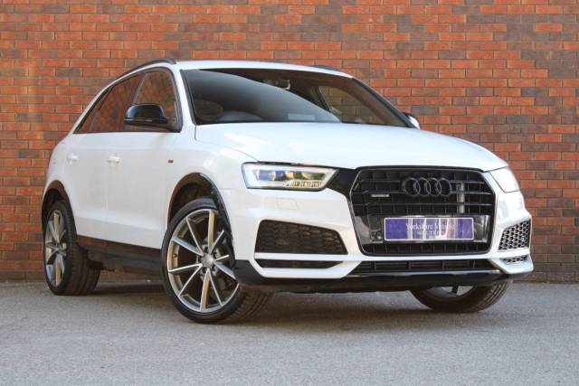 Audi Q3 2.0 TFSI Black Edition S Tronic quattro Euro 6 (s/s) 5dr Four Wheel Drive Petrol White