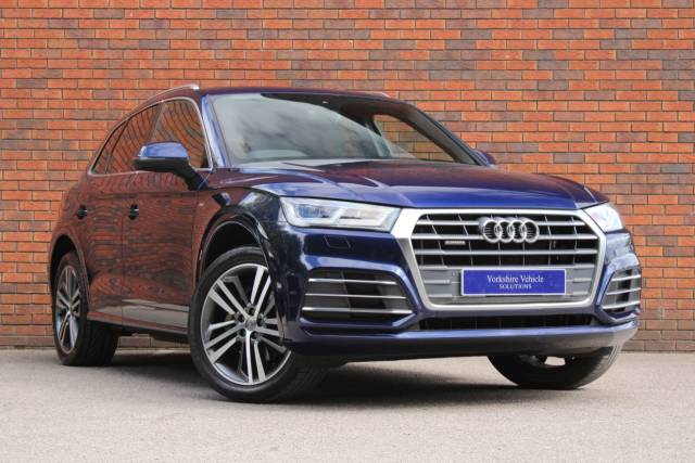Audi Q5 2.0 TDI S line S Tronic quattro Euro 6 (s/s) 5dr Four Wheel Drive Diesel Blue