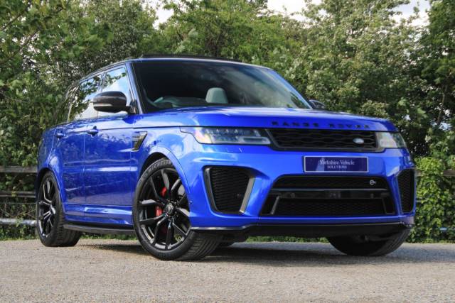 Land Rover Range Rover Sport 5.0 P575 V8 SVR Auto 4WD Euro 6 (s/s) 5dr Four Wheel Drive Petrol Blue