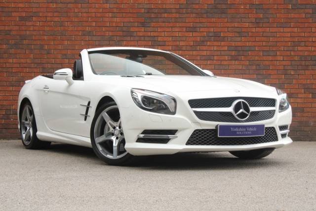 Mercedes-Benz SL Class 3.0 SL400 AMG Sport G-Tronic+ Euro 6 (s/s) 2dr Convertible Petrol White