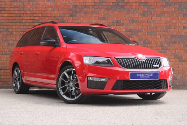 Skoda Octavia 2.0 TFSI vRS DSG Euro 6 (s/s) 5dr Estate Petrol Red