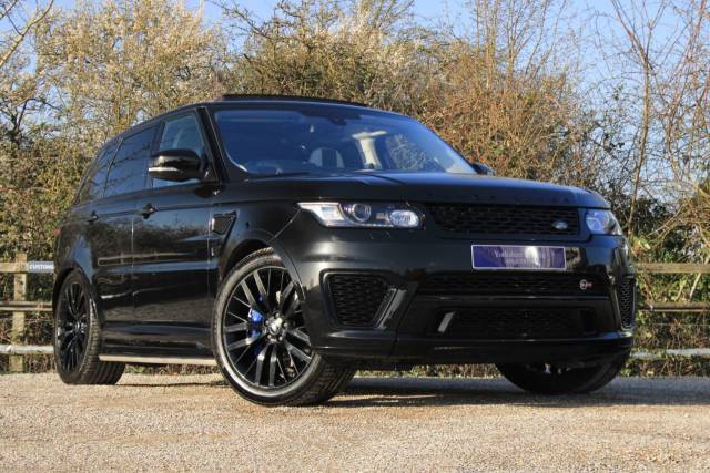 Land Rover Range Rover Sport 5.0 V8 SVR Auto 4WD Euro 6 (s/s) 5dr Four Wheel Drive Petrol Black