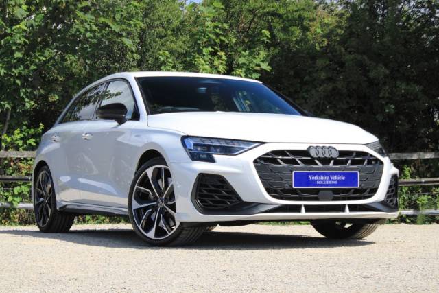 Audi S3 2.0 TFSI Black Edition Sportback S Tronic quattro Euro 6 (s/s) 5dr Hatchback Petrol White