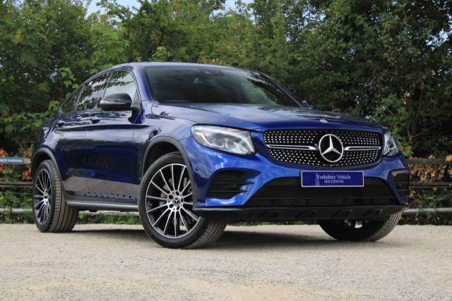 Mercedes-Benz GLC Coupe 2.1 GLC250d AMG Line (Premium Plus) Coupe G-Tronic+ 4MATIC Euro 6 (s/s) 5dr Four Wheel Drive Diesel Blue