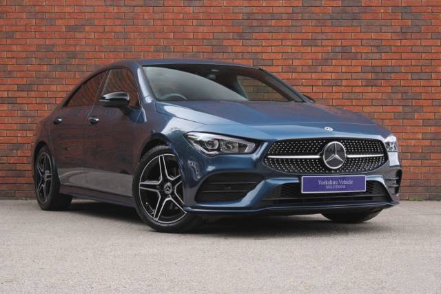 Mercedes-Benz CLA 1.3 CLA180 AMG Line (Premium) Coupe 7G-DCT Euro 6 (s/s) 4dr Coupe Petrol Blue