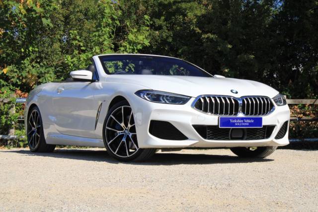 BMW 8 Series 3.0 840d Steptronic xDrive Euro 6 (s/s) 2dr Convertible Diesel White