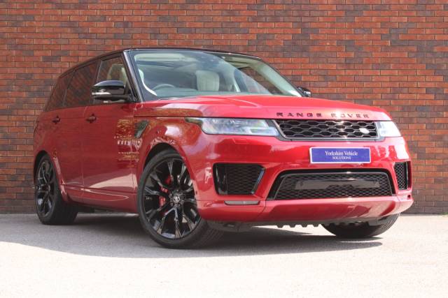 Land Rover Range Rover Sport 3.0 P400 MHEV HST Auto 4WD Euro 6 (s/s) 5dr Four Wheel Drive Petrol Red