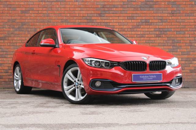 BMW 4 Series 2.0 420i GPF Sport Auto xDrive Euro 6 (s/s) 2dr Coupe Petrol Red