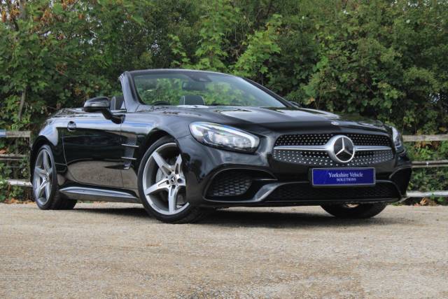 Mercedes-Benz SL Class 3.0 SL400 V6 AMG Line (Premium) G-Tronic+ Euro 6 (s/s) 2dr Convertible Petrol Black