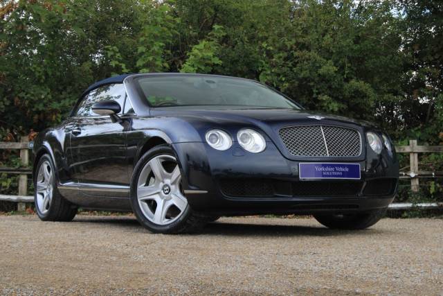 Bentley Continental GTC 6.0 W12 GTC Auto 4WD Euro 4 2dr Convertible Petrol Blue
