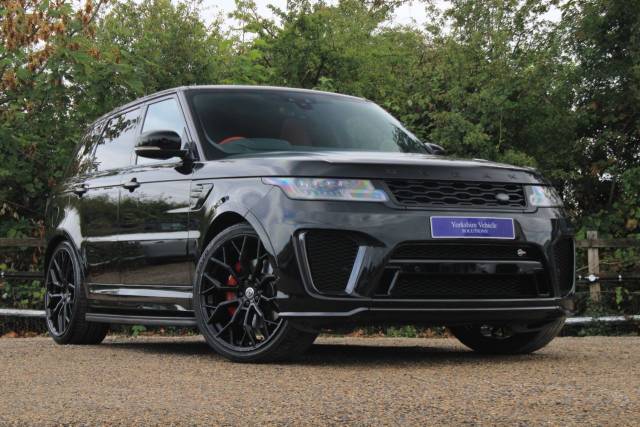 Land Rover Range Rover Sport 5.0 P575 V8 SVR Auto 4WD Euro 6 (s/s) 5dr Four Wheel Drive Petrol Black