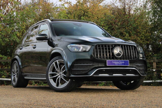 Mercedes-Benz GLE 3.0 GLE 450 4Matic AMG Line Prem + 5dr 9G-Tron [7 St] Estate Petrol Green