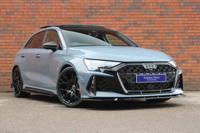 Audi RS3 2.5 TFSI Carbon Black Sportback S Tronic quattro Euro 6 (s/s) 5dr Hatchback Petrol Grey