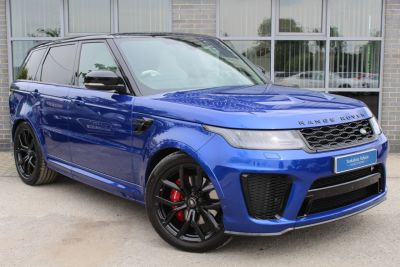 Land Rover Range Rover Sport 5.0 V8 Supercharged SVR Auto Estate Petrol Blue at Yorkshire Vehicle Solutions York