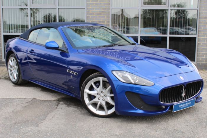 Maserati Grancabrio 4.7 V8 Sport 2dr MC Shift Convertible Petrol Blue